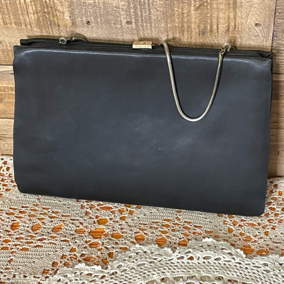 Nice Vintage 40's Satin Evening Bag - Picture 2 of 4